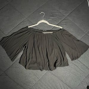 Off the Shoulder Crop Top from Fashion Nova